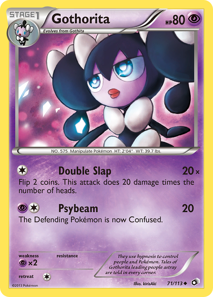 Gothorita (71/113) [Black & White: Legendary Treasures] Reverse Holofoil