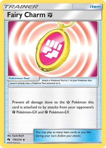 Fairy Charm Fighting (176/214) [Sun & Moon: Lost Thunder] Reverse Holofoil