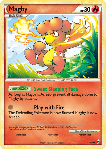 Magby (46/95) [HeartGold & SoulSilver: Call of Legends] Reverse Holofoil