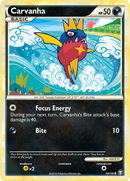 Carvanha (59/102) [HeartGold & SoulSilver: Triumphant] Reverse Holofoil
