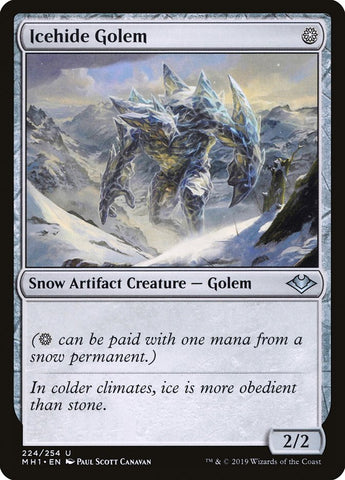 Icehide Golem [Modern Horizons] Foil