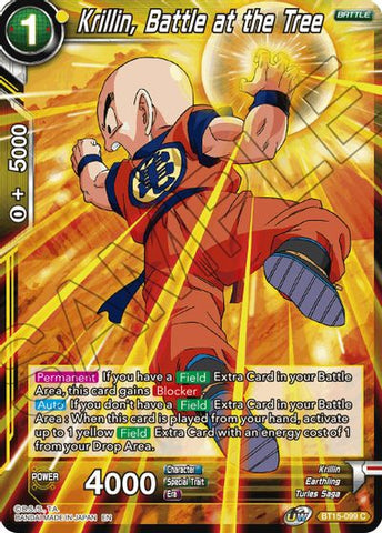Krillin, Battle at the Tree (BT15-099) [Saiyan Showdown] Parallel Foil