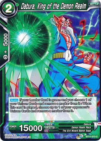 Dabura, King of the Demon Realm (BT11-073) [Vermilion Bloodline] Parallel Foil