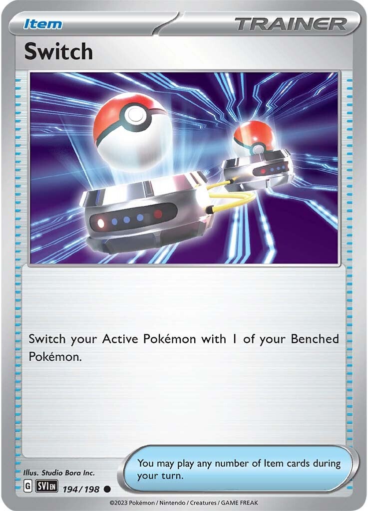 Switch (194/198) [Scarlet & Violet: Base Set] Reverse Holofoil