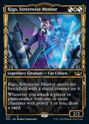 Rigo, Streetwise Mentor (Showcase Golden Age) [Streets of New Capenna] Foil