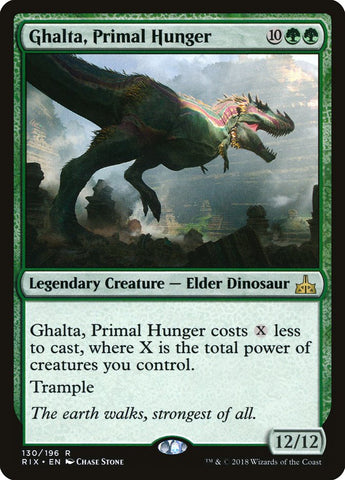 Ghalta, Primal Hunger [Rivals of Ixalan] Foil