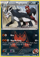 Team Magma's Mightyena (19/34) [XY: Double Crisis] Reverse Holofoil