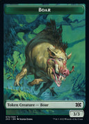 Boar // Treasure Double-Sided Token [Double Masters 2022 Tokens] Foil