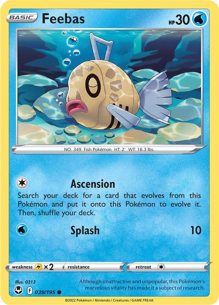 Feebas (039/195) [Sword & Shield: Silver Tempest] Reverse Holofoil