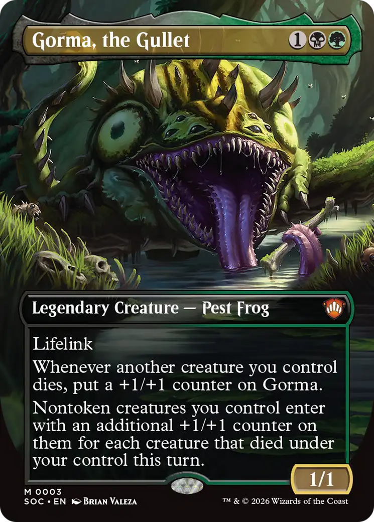 Gorma, the Gullet (Borderless) [Secrets of Strixhaven Commander] Foil