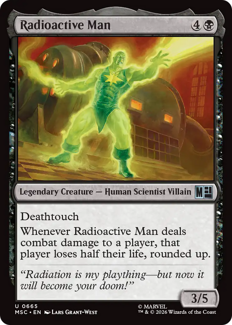 Radioactive Man [Marvel Super Heroes Commander] Foil