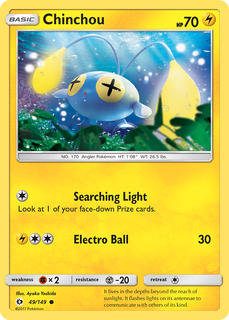 Chinchou (49/149) [Sun & Moon: Base Set] Reverse Holofoil