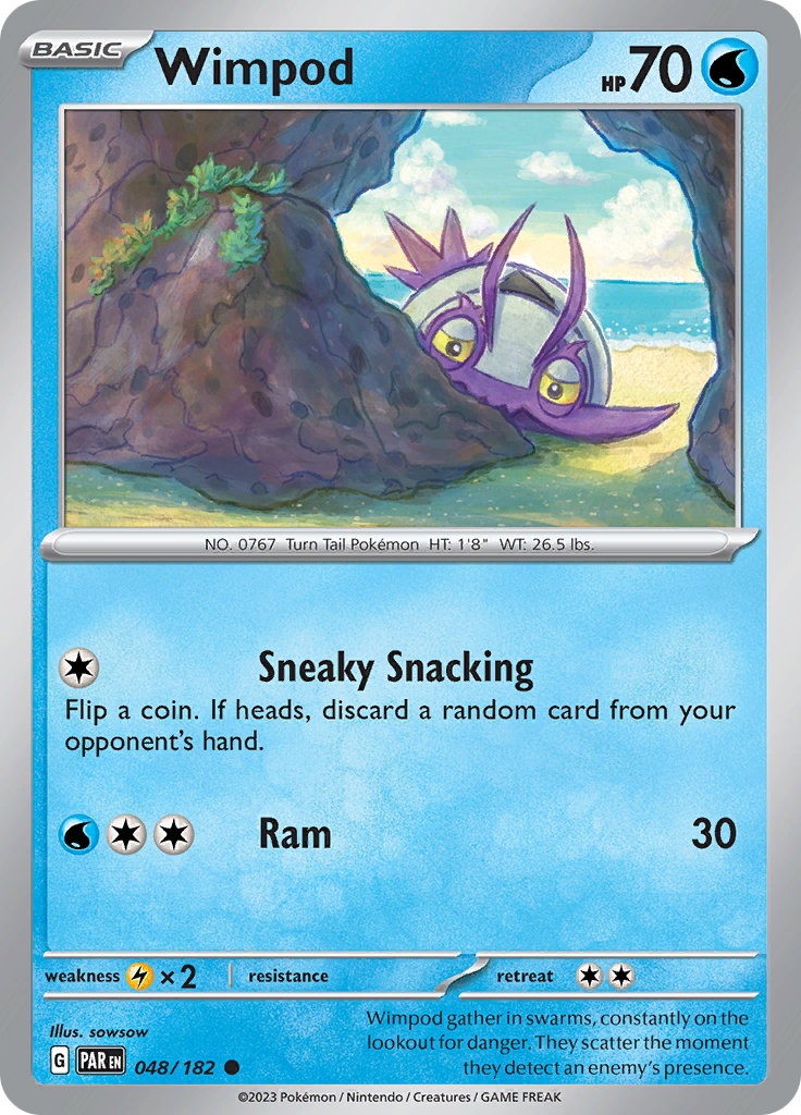 Wimpod (048/182) [Scarlet & Violet: Paradox Rift] Reverse Holofoil