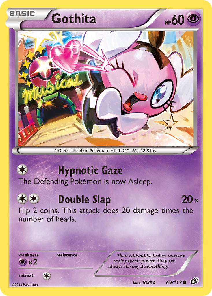Gothita (69/113) [Black & White: Legendary Treasures] Reverse Holofoil