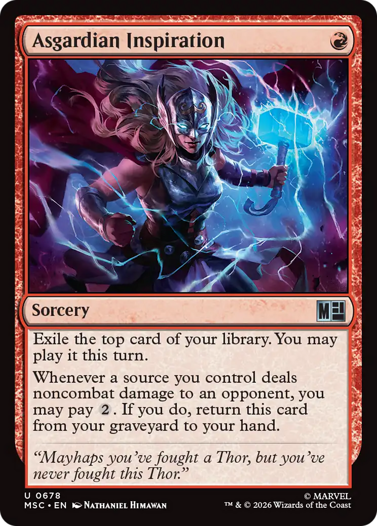 Asgardian Inspiration [Marvel Super Heroes Commander] Foil
