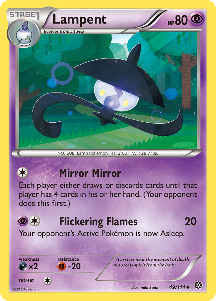Lampent (49/114) [XY: Steam Siege] Reverse Holofoil