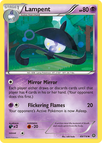 Lampent (49/114) [XY: Steam Siege] Reverse Holofoil