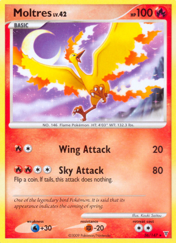Moltres (36/147) [Platinum: Supreme Victors] Reverse Holofoil