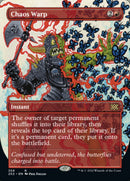Chaos Warp (Borderless Alternate Art) [Double Masters 2022] Foil