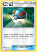 Great Ball (119/149) [Sun & Moon: Base Set] Reverse Holofoil