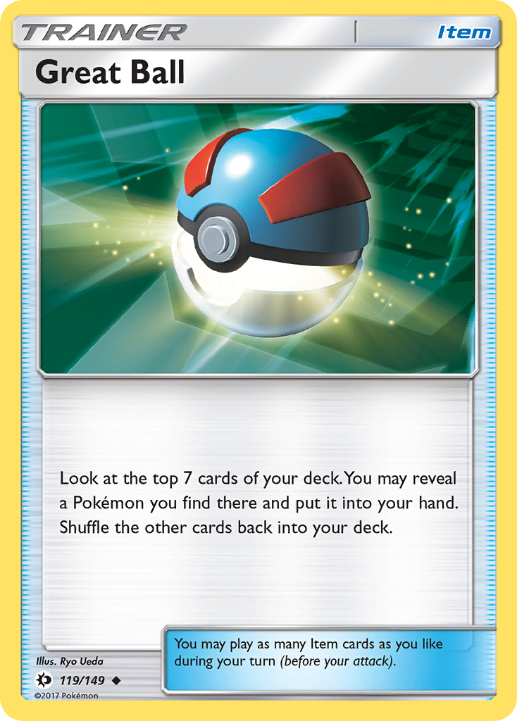 Great Ball (119/149) [Sun & Moon: Base Set] Reverse Holofoil