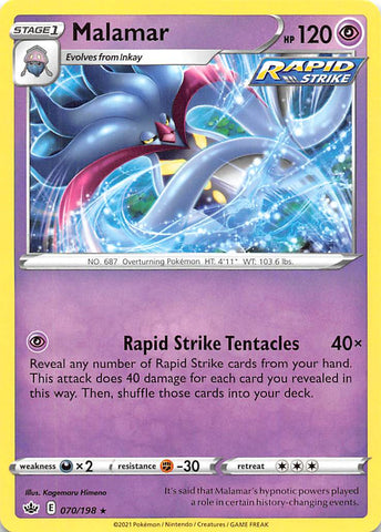 Malamar (070/198) [Sword & Shield: Chilling Reign] Reverse Holofoil