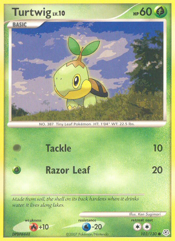 Turtwig (103/130) [Diamond & Pearl: Base Set] Reverse Holofoil