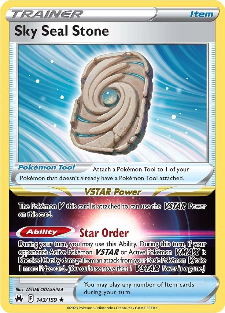 Sky Seal Stone (143/159) [Sword & Shield: Crown Zenith] Reverse Holofoil