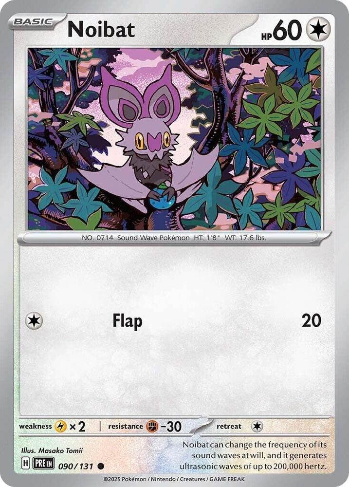 Noibat (090/131) [Scarlet & Violet: Prismatic Evolutions] Reverse Holofoil
