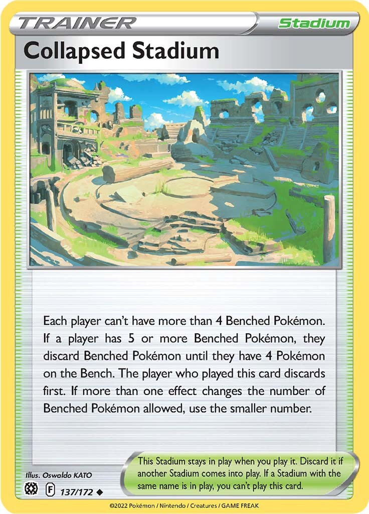 Collapsed Stadium (137/172) [Sword & Shield: Brilliant Stars] Reverse Holofoil