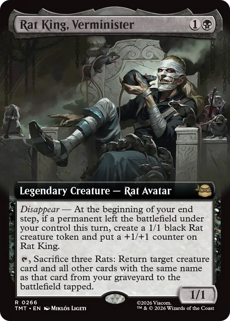 Rat King, Verminister (Extended Art) [Teenage Mutant Ninja Turtles] Foil