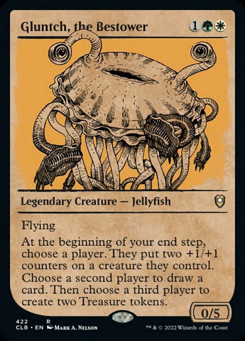 Gluntch, the Bestower (Showcase) [Commander Legends: Battle for Baldur's Gate] Foil