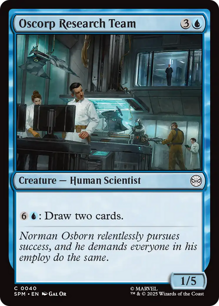 Oscorp Research Team [Marvel's Spider-Man] Foil
