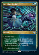 Decisive Denial (Promo Pack) [Strixhaven: School of Mages Promos] Foil