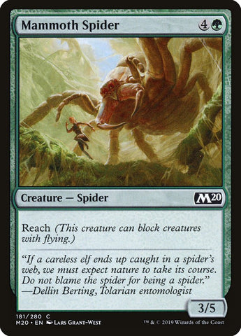 Mammoth Spider [Core Set 2020] Foil