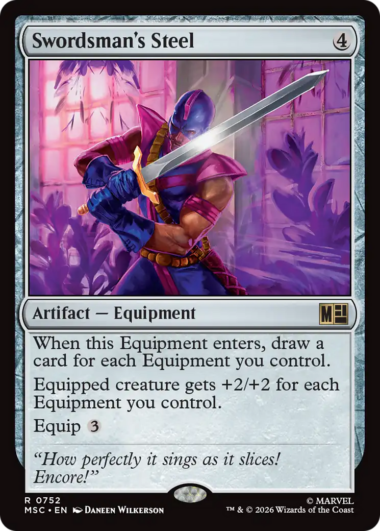 Swordsman's Steel [Marvel Super Heroes Commander] Foil