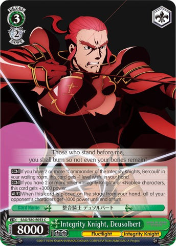 Integrity Knight, Deusolbert (SAO/S80-E053 C) [Sword Art Online -Alicization- Vol.2]
