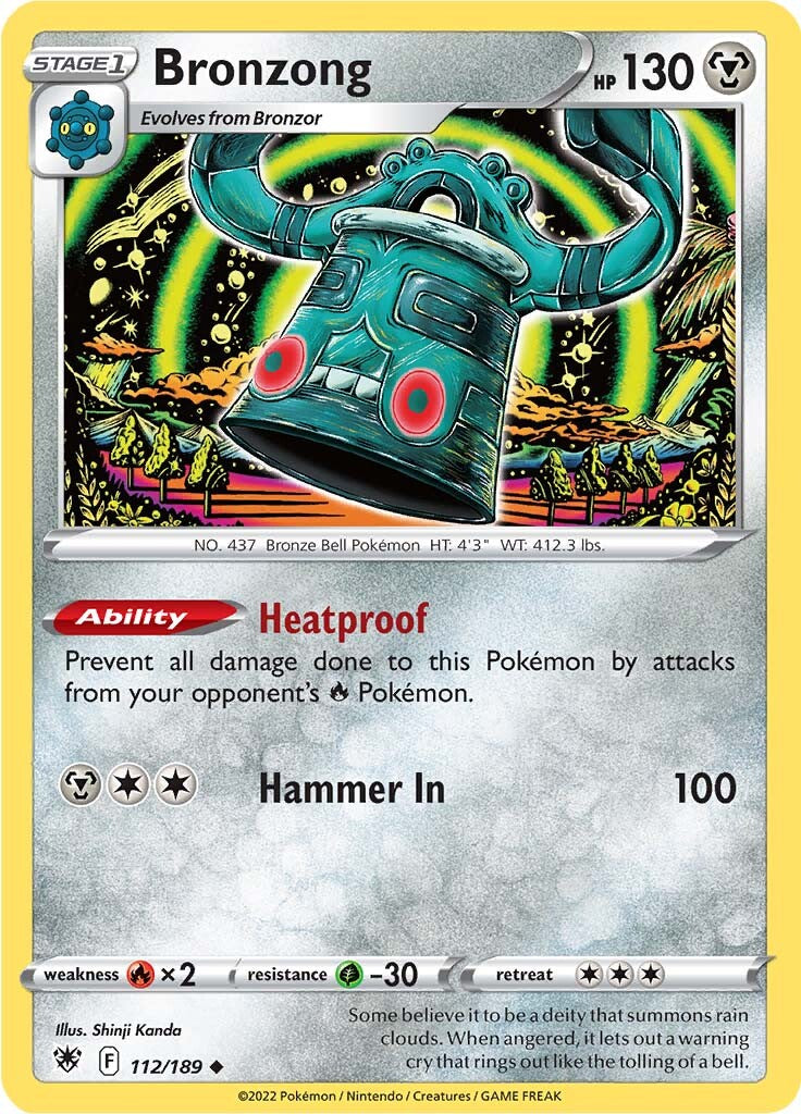 Bronzong (112/189) [Sword & Shield: Astral Radiance] Reverse Holofoil