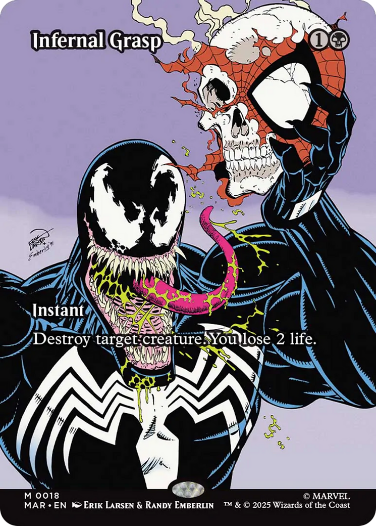 Infernal Grasp (Borderless) [Marvel's Spider-Man: Eternal-Legal] Foil