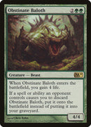 Obstinate Baloth [Magic 2011] Foil