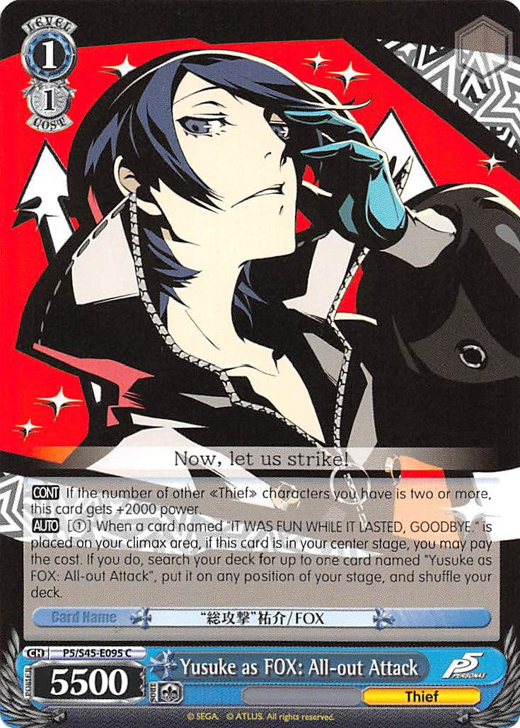 Yusuke as FOX: All-out Attack (P5/S45-E095 C) [Persona 5]