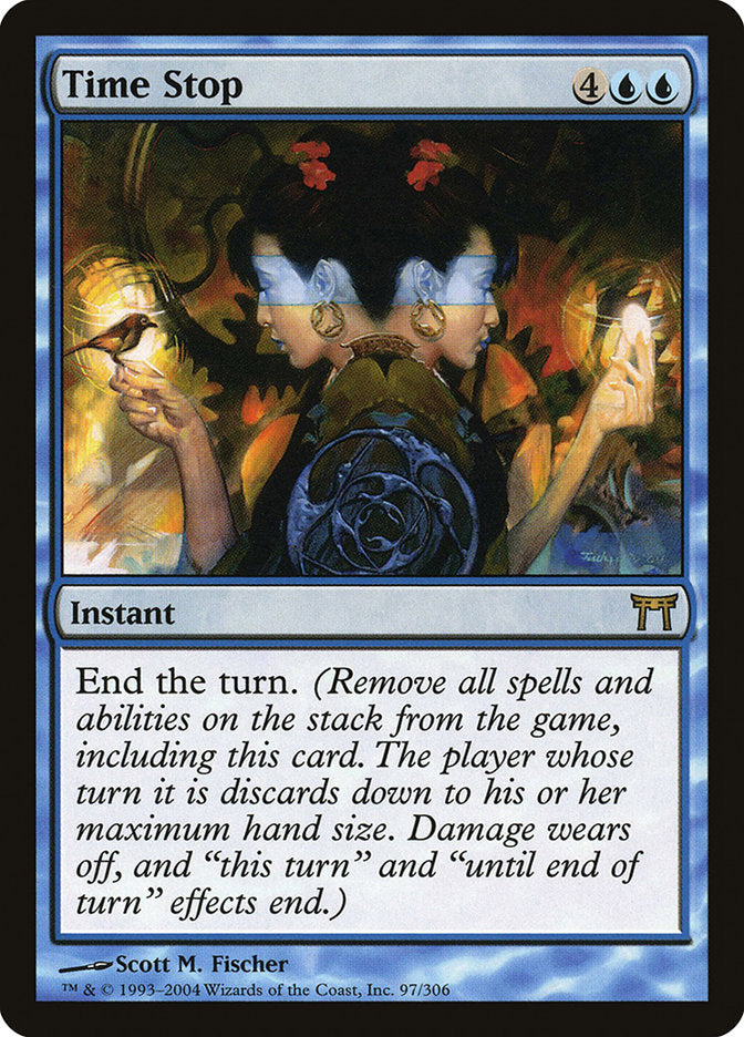 Time Stop [Champions of Kamigawa] Foil