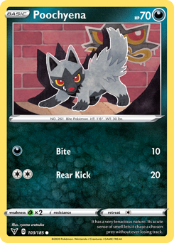 Poochyena (103/185) [Sword & Shield: Vivid Voltage] Reverse Holofoil