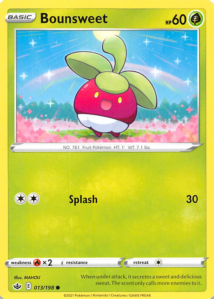 Bounsweet (013/198) [Sword & Shield: Chilling Reign] Reverse Holofoil