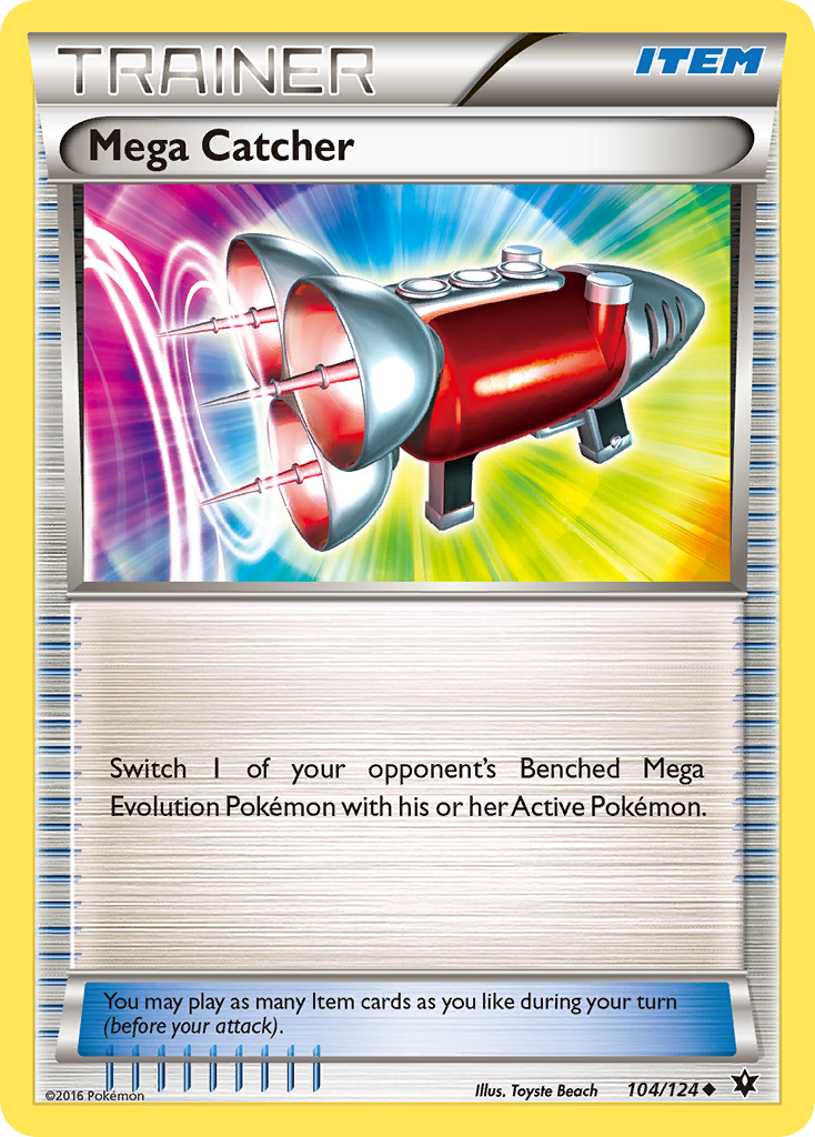 Mega Catcher (104/124) [XY: Fates Collide] Reverse Holofoil