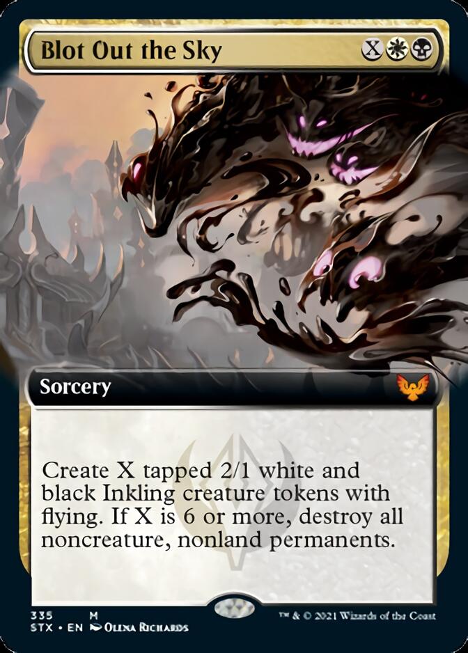 Blot Out the Sky (Extended Art) [Strixhaven: School of Mages] Foil