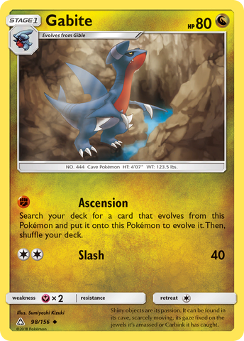 Gabite (98/156) [Sun & Moon: Ultra Prism] Reverse Holofoil