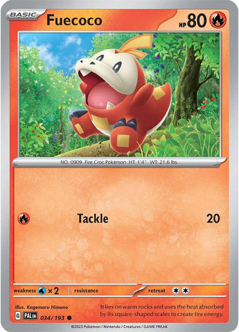 Fuecoco (034/193) [Scarlet & Violet: Paldea Evolved] Reverse Holofoil
