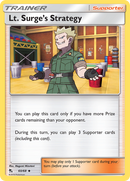 Lt. Surge's Strategy (60/68) [Sun & Moon: Hidden Fates] Reverse Holofoil