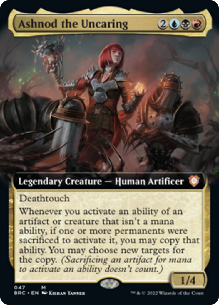 Ashnod the Uncaring (Extended Art) [The Brothers' War Commander] Foil